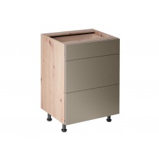 Virtuves skapītis ar atvilknēm LANGEN D60S3, beige
